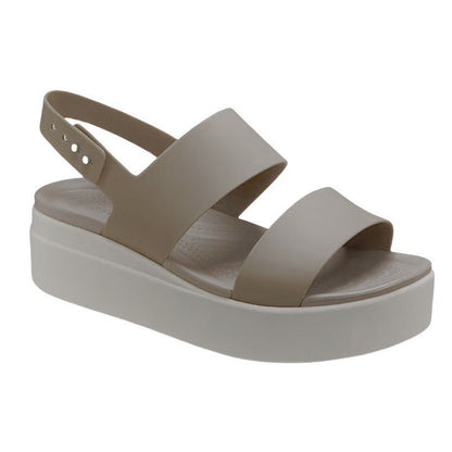 Damen Comfort Plateausandalen – flacher Keilabsatz, gepolsterte Sohle – bequem, leicht & vielseitig👡☀️