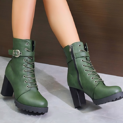 Elegante High-Heel-Stiefeletten für Damen