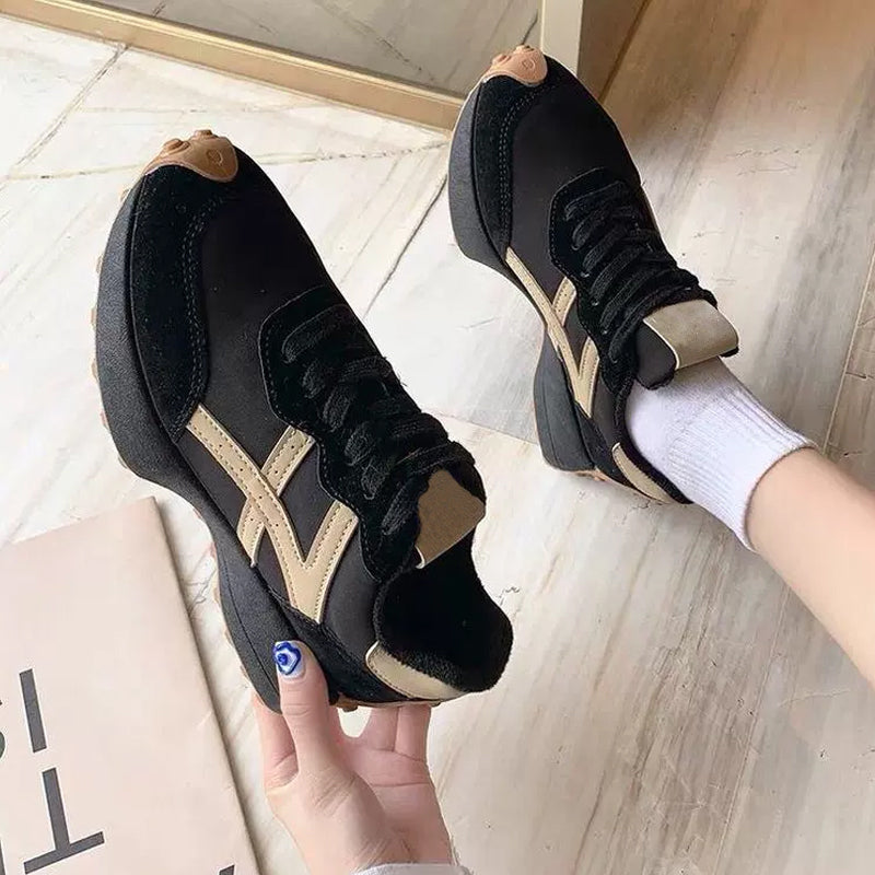 Trendy Women's Thick-Soled Sneakers