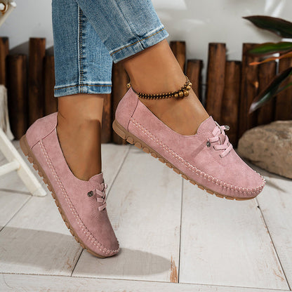 Damen-Casual-Loafer aus weichem PU-Leder – bequem, rutschfest & vielseitig kombinierbar 👟✨