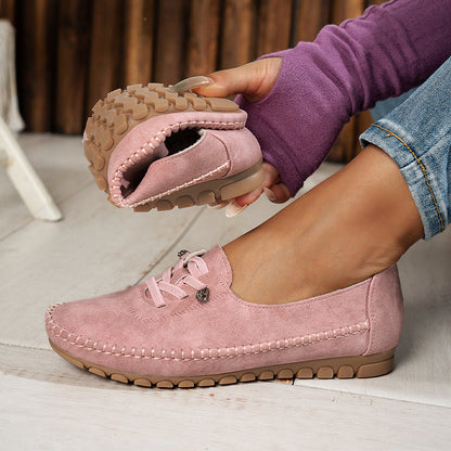 Damen-Casual-Loafer aus weichem PU-Leder – bequem, rutschfest & vielseitig kombinierbar 👟✨