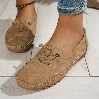 Damen-Casual-Loafer aus weichem PU-Leder – bequem, rutschfest & vielseitig kombinierbar 👟✨