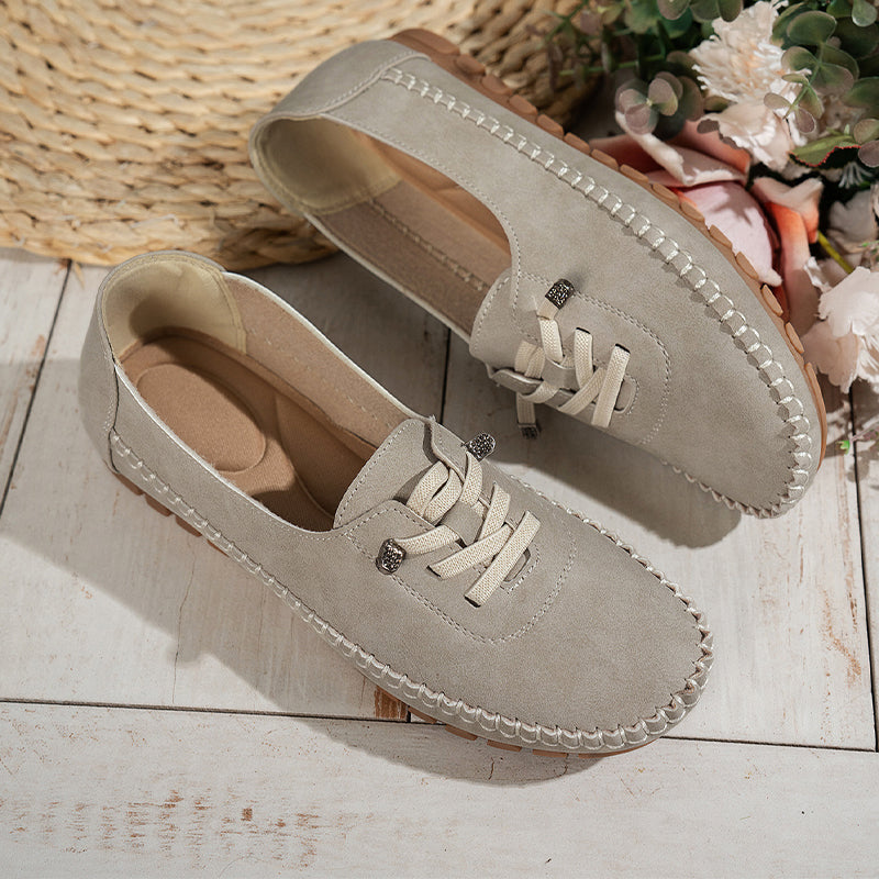 Damen-Casual-Loafer aus weichem PU-Leder – bequem, rutschfest & vielseitig kombinierbar 👟✨