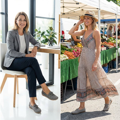 Damen-Casual-Loafer aus weichem PU-Leder – bequem, rutschfest & vielseitig kombinierbar 👟✨