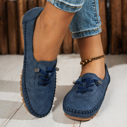 Damen-Casual-Loafer aus weichem PU-Leder – bequem, rutschfest & vielseitig kombinierbar 👟✨
