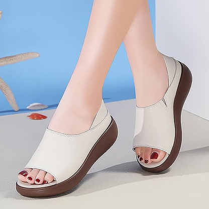 Women's Casual Peep-Toe Platform Sandals