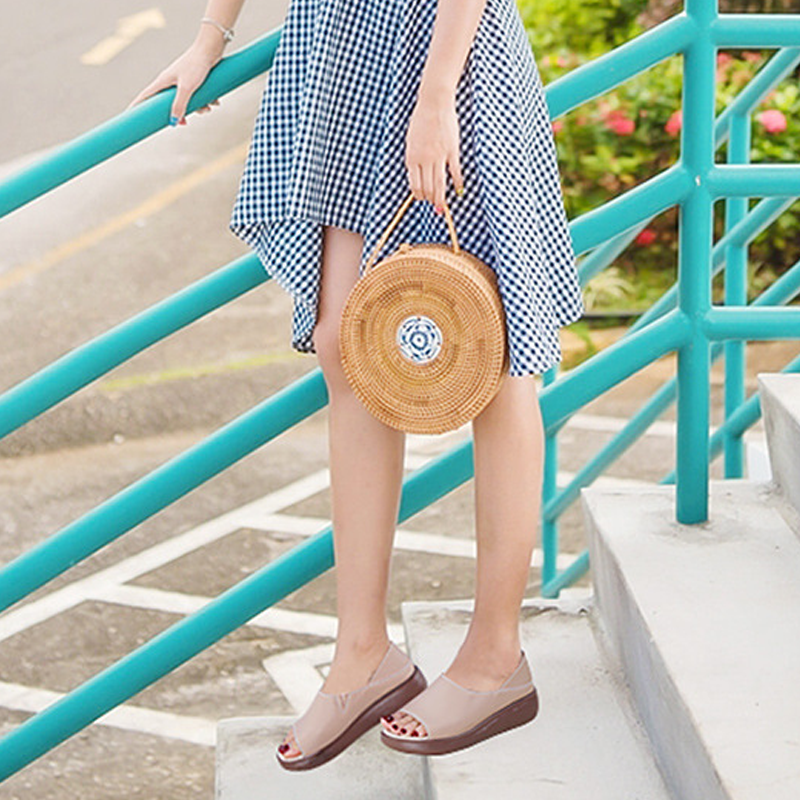 Women's Casual Peep-Toe Platform Sandals