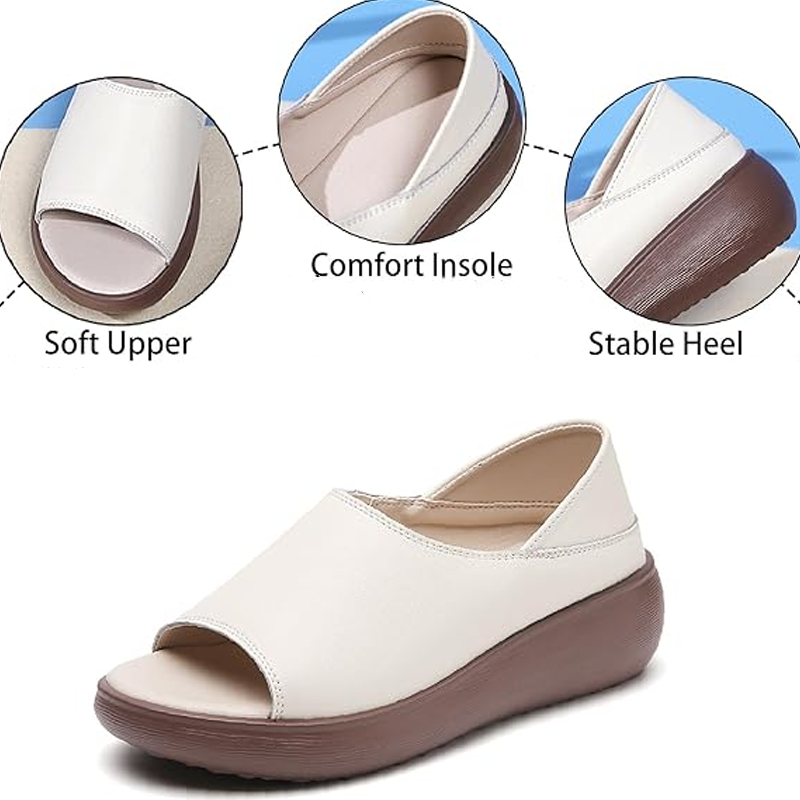 Women's Casual Peep-Toe Platform Sandals