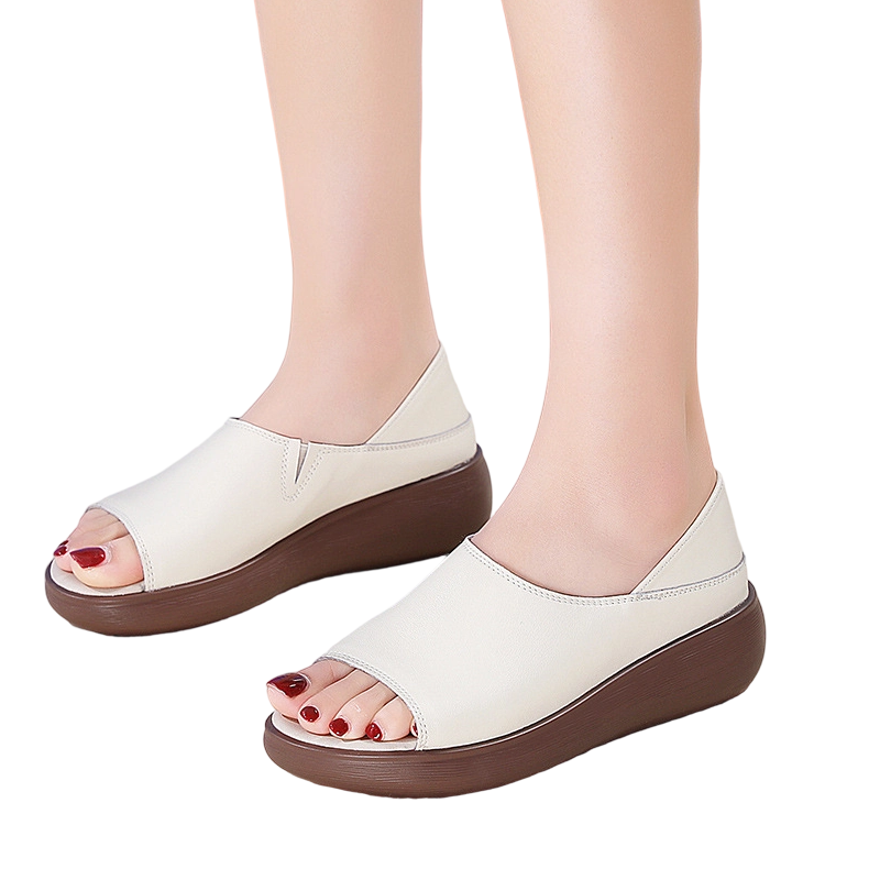 Women's Casual Peep-Toe Platform Sandals