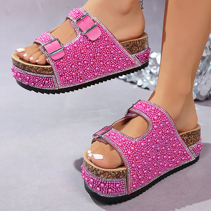 👡 50% RABATT! ✨ Glitzer-Pantoletten für Den Sommer – Ergonomisches Fußbett, Brillanter Glanz & Perfekt Für Elegante Strandtage Oder Partynächte 💃