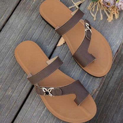 🔥 50% RABATT! Elegante Sommer-Sandalen mit Blumen-Detail ✨