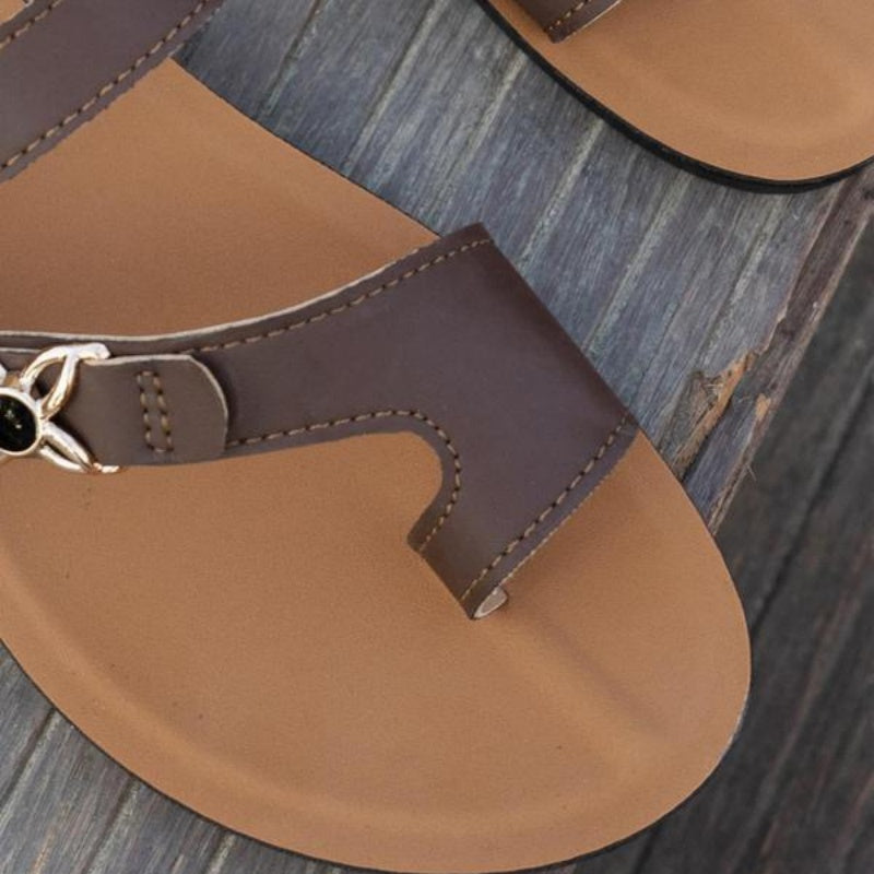 🔥 50% RABATT! Elegante Sommer-Sandalen mit Blumen-Detail ✨